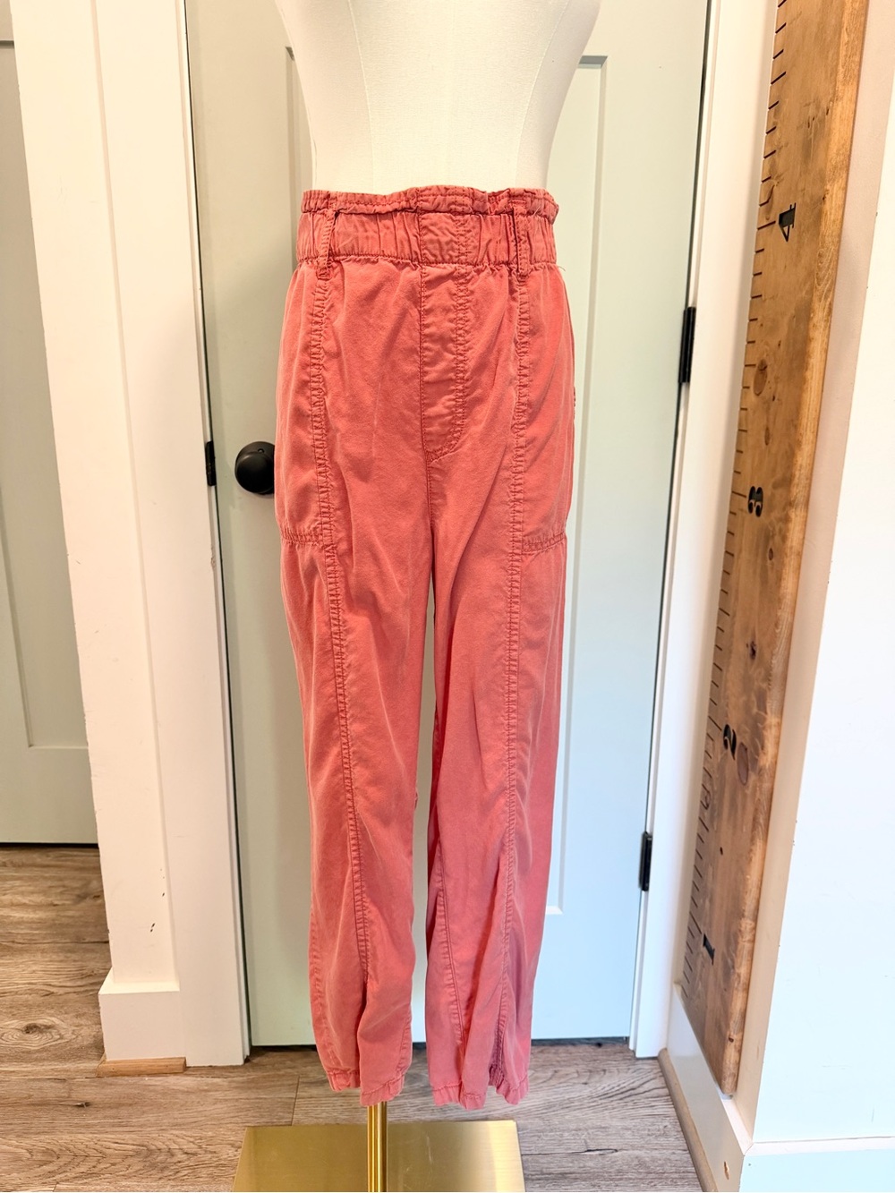 Sanctuary Social Standard Utility Jogger Pants Gorpcore Large Orange
